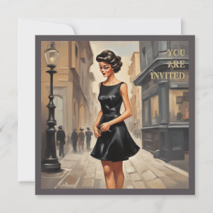 Timeless LBD Card: Classic Expression of Feelings Invitation