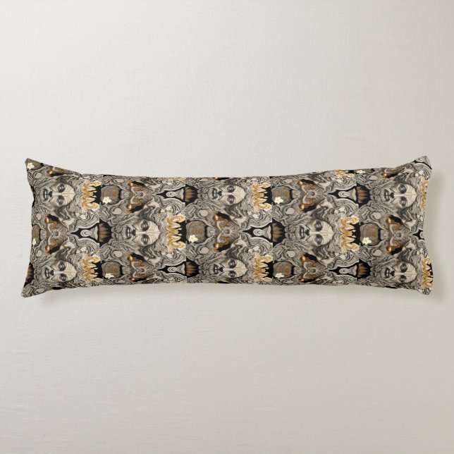 "Timeless Legendary Art" Body Cushion (Front)