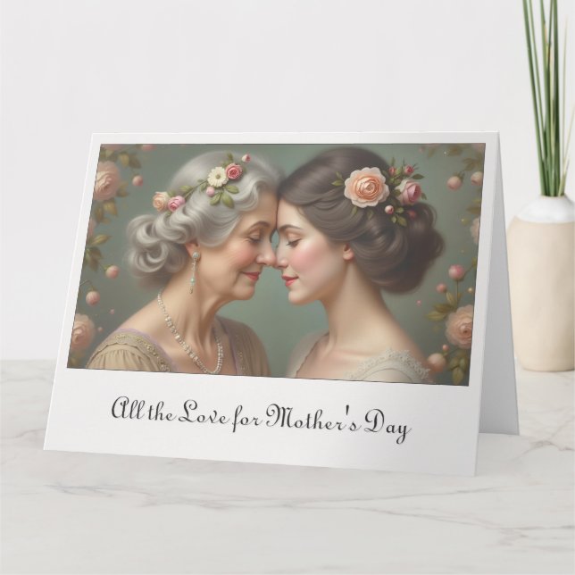 Timeless Love Between Mother and Daughter Card (Front)
