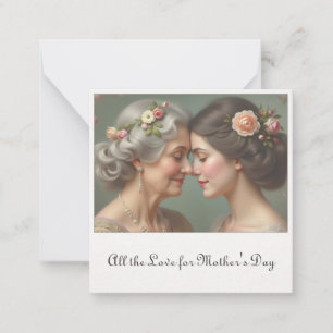 Timeless Love Between Mother and Daughter Card