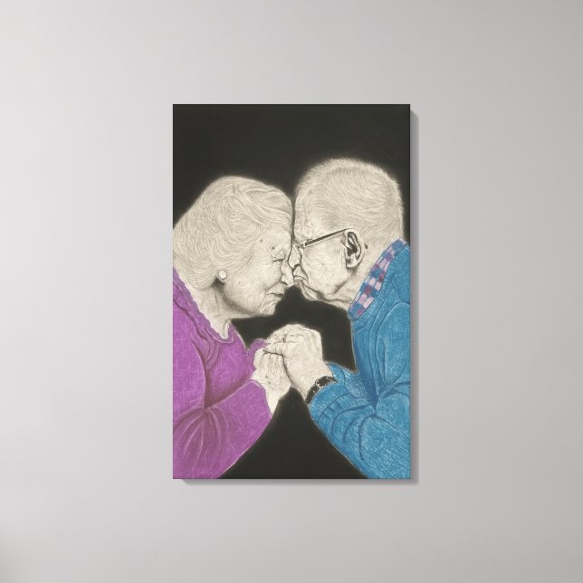 Timeless Love Canvas Print (Front)