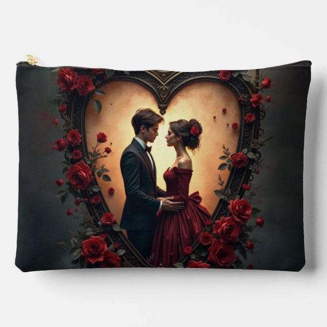 Timeless Love –Victorian Gothic Wedding Collection Accessory Pouch (Front)