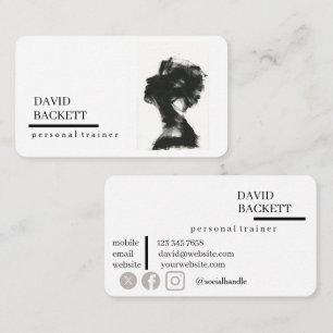 Timeless Minimalist Business Card This design