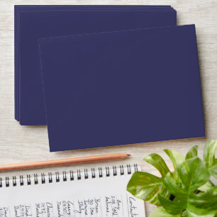 Timeless - Minimalist Indigo Blue Envelope