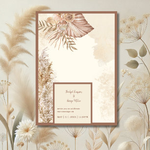 timeless Modern Chic Wedding Elegance  Invitation