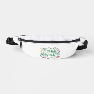 Timeless Moments Floral Script Fanny Pack