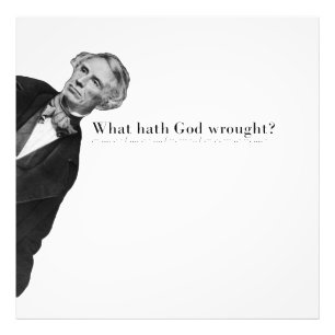 Timeless Morse Code – What Hath God Wrought? Photo Print