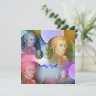 Timeless Mozart Greeting cards