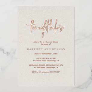 Timeless Neutral Beige Elegant Rehearsal Dinner