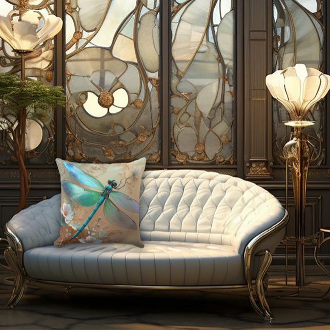 Timeless Nouveau Graceful Dragonfly Cushion (Creator Uploaded)