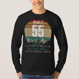 Timeless Originality: 55th Birthday Tee, Built wit T-Shirt