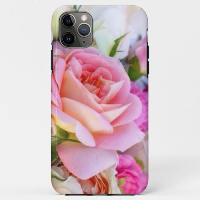 Timeless Pink Rose iPhone Case (Back)