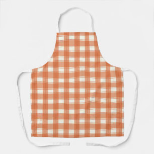 Timeless Plaid Orange Apron