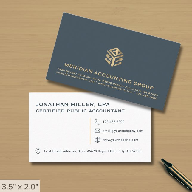 Timeless Professional Services Business Card (Creator Uploaded)
