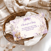 Timeless Purple Teddy Bear Books for Baby