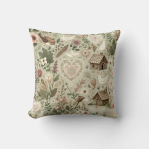 Timeless Romance: A Classic Valentine's Day Patter Cushion