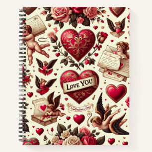 Timeless Romance: A Classic Valentine's Day Patter Notebook
