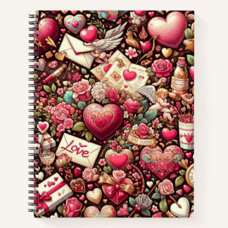 Timeless Romance: A Classic Valentine's Day Patter Notebook