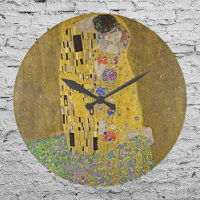 Timeless Romance: Gustav Klimt's 'The Kiss' Clock