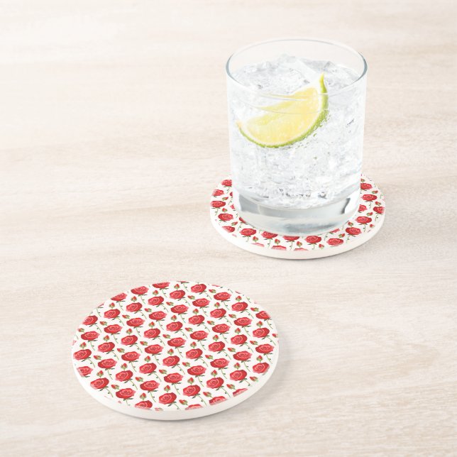 Timeless Rose Coaster (Side)