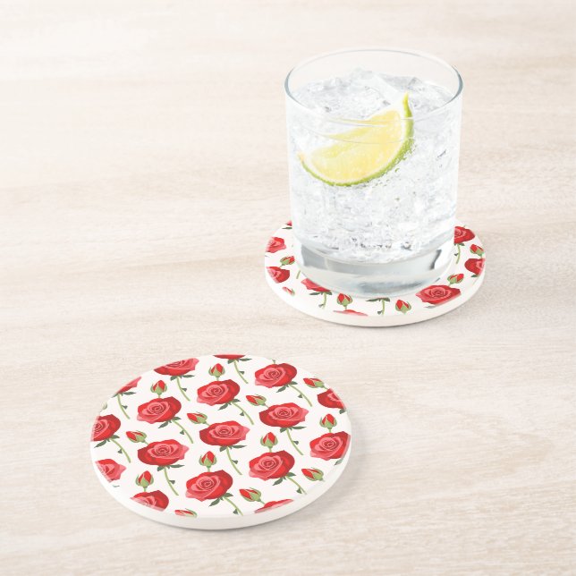 Timeless Rose Coaster (Side)