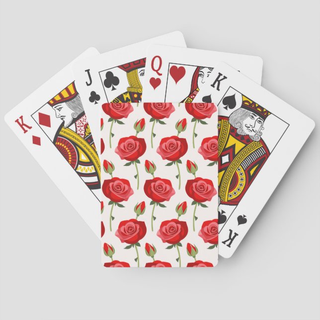 Timeless Rose Playing Cards (Back)