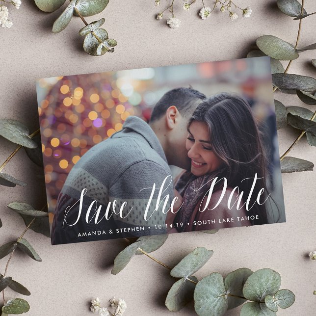 Timeless Script | Photo Save the Date (Creator Uploaded)