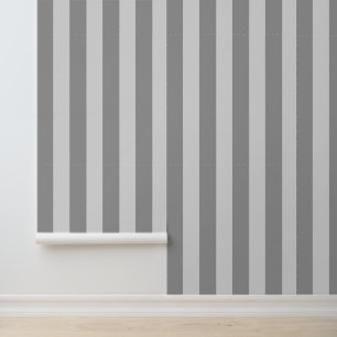 Timeless Simple Elegant Grey Stripes Wallpaper