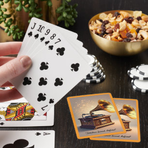 "Timeless Sound Quality" Playing Cards