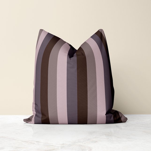 Timeless Stripes Eggplant Colour Cushion (Creator Uploaded)