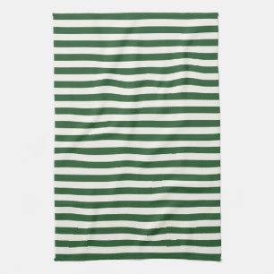 Timeless Stripes Green Tea Towel