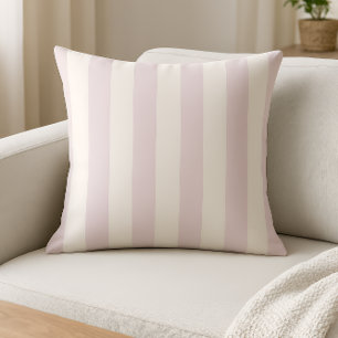 Timeless Stripes Pastel Pink Cushion