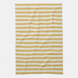 Timeless Stripes Yellow Mustard Tea Towel
