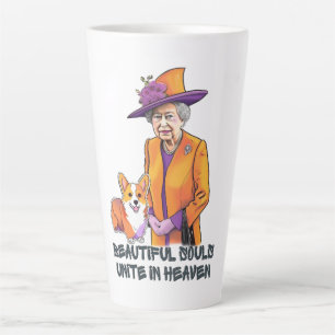 Timeless Style and Grace- RIP Queen Elizabeth II  Latte Mug