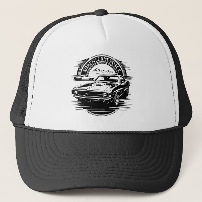 "Timeless Style: Classic Car-Inspired Hats & Caps" (Front)