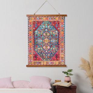 Timeless Tapestry: Colourful Moroccan Heritage  Hanging Tapestry