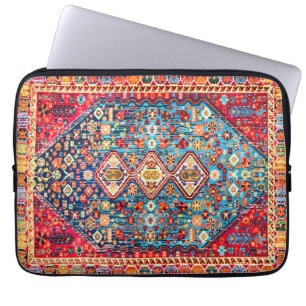 Timeless Tapestry: Colourful Moroccan Heritage Laptop Sleeve