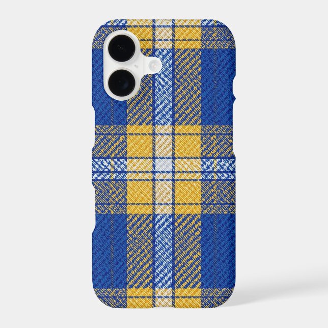 Timeless Tartan Plaid Blue and Yellow (Back)
