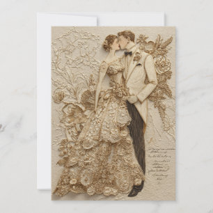 Timeless Together   Classic Vows Invitation