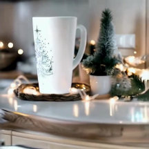 Timeless Tree Large Latte Mug | Holiday Drinkware