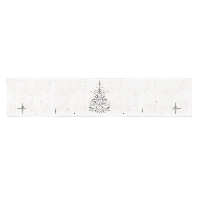 Timeless Tree Linen Look Table Runner | TCK&Co. (Horizontal)
