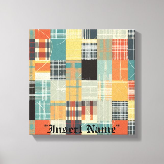 Timeless Tweed Canvas Print (Front)