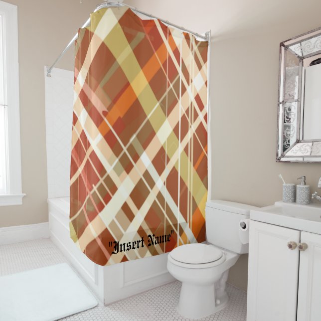 Timeless Tweed Shower Curtain (In Situ)