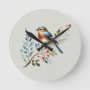 Timeless Tweet Round Clock