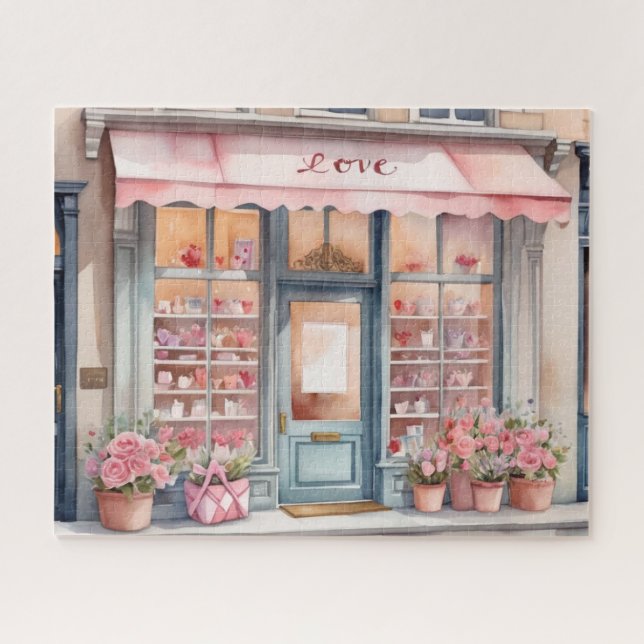 Timeless Valentine's Window Jigsaw Puzzle (Horizontal)