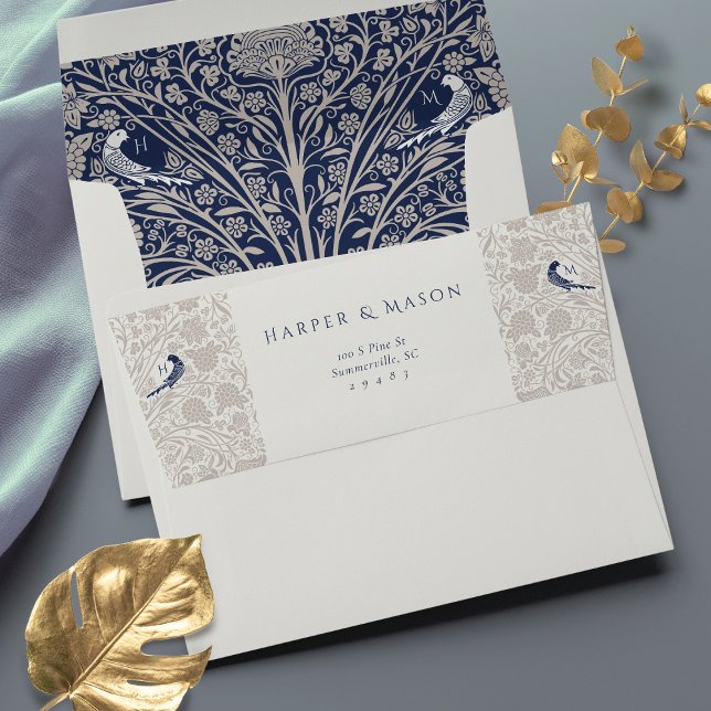 Timeless Victorian Floral Wedding Envelopes (Creator Uploaded)