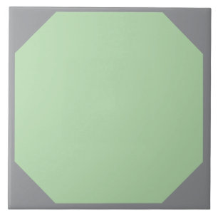 Timeless Vintage Green Octagon Tile
