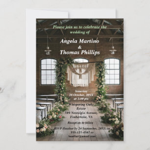 Timeless Vintage Wedding Invitation