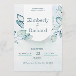 Timeless Wedding Invitation   Elegant Minimal 