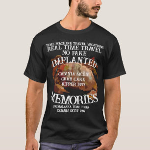 TimeMachine Sicily Italy Murder Travel Vacation T-Shirt